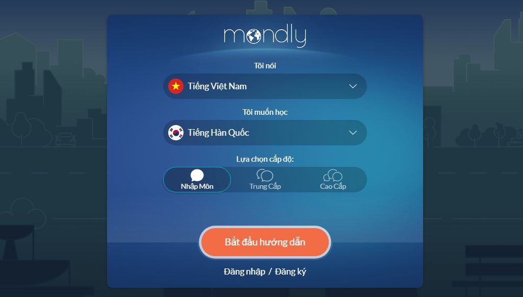 Mondly - ứng dụng học tiếng Hàn trên Iphone