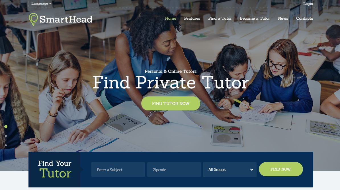 Website trường học SmartHead