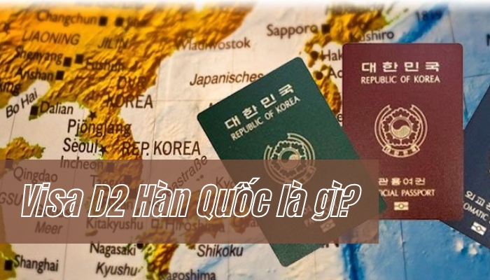 Visa D2 Hàn Quốc là gì? 8 loại visa D2 du học sinh cần biết