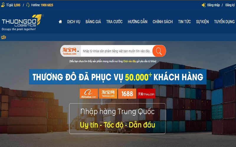 website Thương Đô Logistics