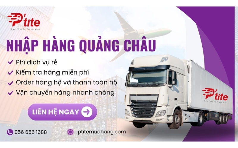 Công ty đặt hàng Quảng Châu Ptite Logistics