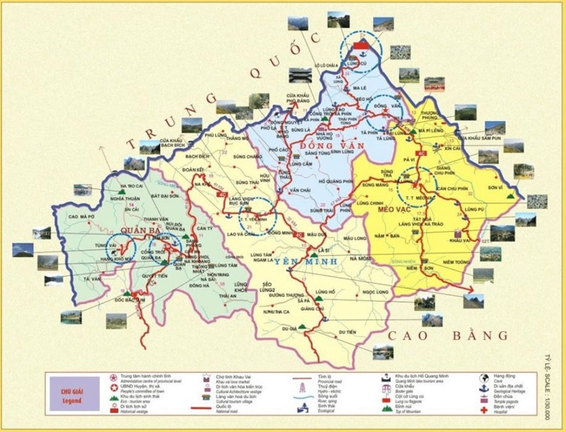 bản đồ du lịch hà giang tổng quát