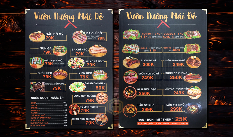 sắp xếp món ăn hợp lý và khoa học