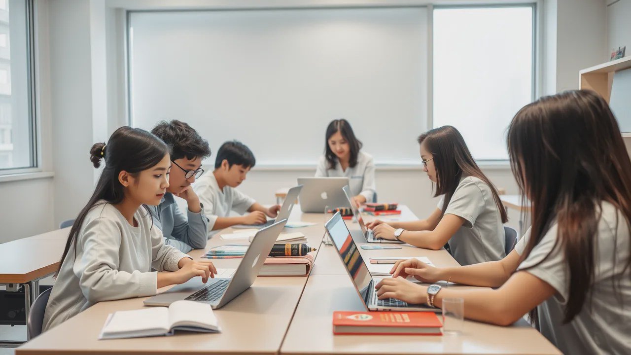 Công nghệ thay đổi việc học và sinh hoạt của học sinh Công nghệ thay đổi việc học và sinh hoạt của học sinh